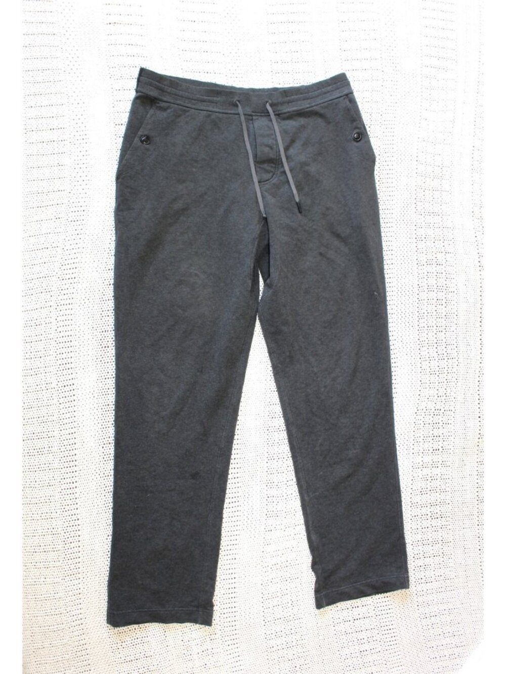 Lululemon City Sweat Men's Pant Size L/G Dark Gray Casual Gym Running drawstring